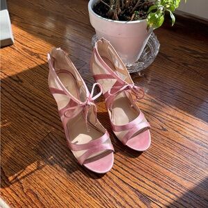 Nina Elegant Pink Strappy Women's Sandals size 7